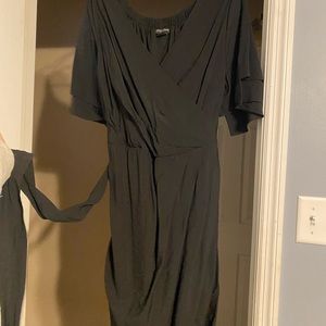 Black off the shoulder dress